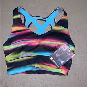 NEW WITH TAGS born primitive colorful sports bra